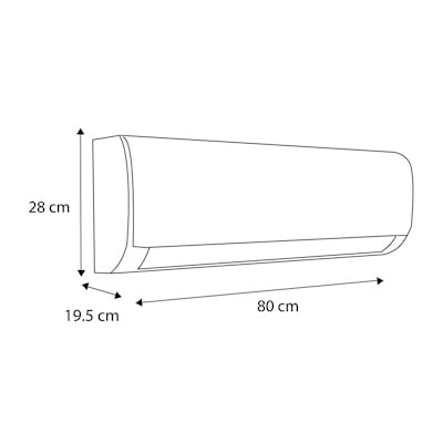 MINISPLIT COMFEE 1 TONELADA 220 VOLTS SOLO FRÍO