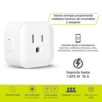 KIT INTELIGENTE WIFI CON CÁMARA, CONTACTO Y FOCO