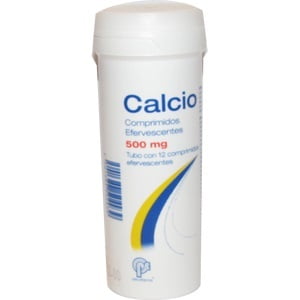 CALCIO (Psicofarma) c/12 COMPS. Efervescentes 500 MG. (DF)