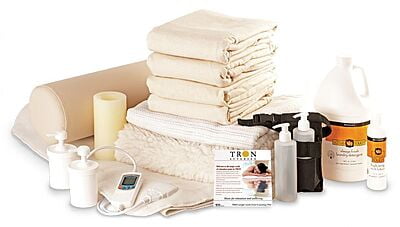 pack básico para salón o cama de masaje 20 comp