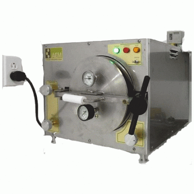 Autoclave dental, semiautomático, capacidad de 22 litros