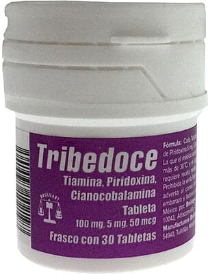 TRIBEDOCE Compuesto c/30 GRAG. 50/50/50/1 MG.