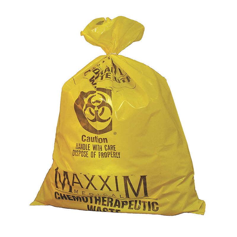 Bolsas para Desechos de Amarillo 14 gal. Contratista 25" x 34" con Bolsas para Desechos de Amarillo 14 gal. Contratista 25" x 34" con