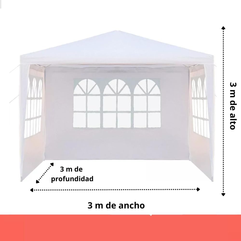 Toldo Reforzado 3x3 Metros Carpa Toldo Reforzado 3x3 Metros Carpa