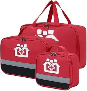 bolsas vacías de primeros auxilios de viaje, mini, bolsa médica