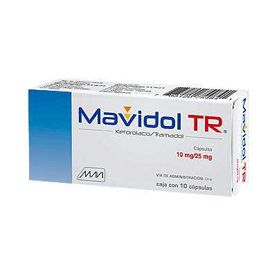 MAVIDOL TR CAP C/10 10/25 MG