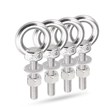 Pernos de ojo de hombro, tornillo de acero inoxidable 304 Pernos de ojo de hombro, tornillo de acero inoxidable 304