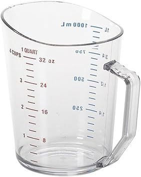 Jarra Medidora de Policarbonato de 1 Litro - Jarra Medidora de Policarbonato de 1 Litro -