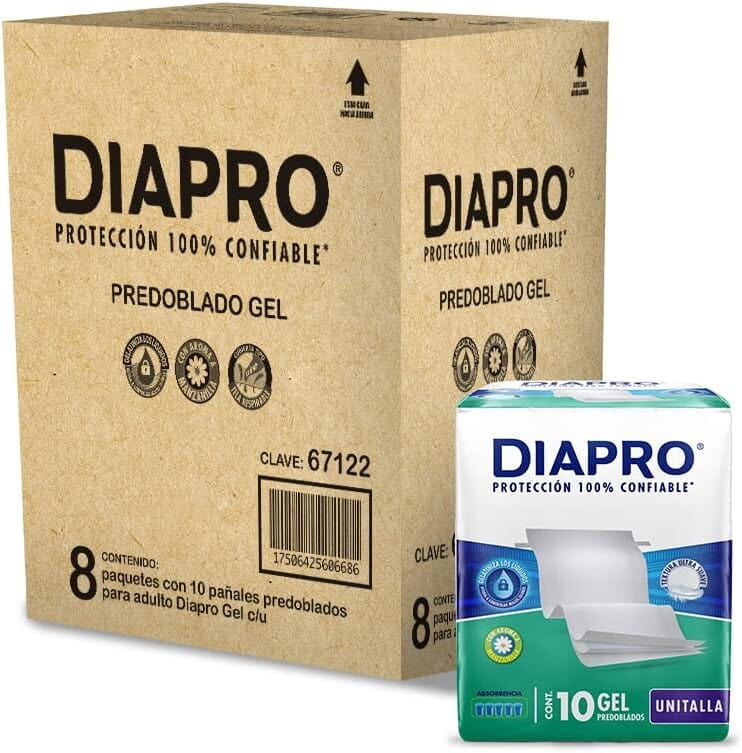 DIAPRO PROTECTOR DE CAMA GEL Unitalla c/10 Pzs. DIAPRO PROTECTOR DE CAMA GEL Unitalla c/10 Pzs.