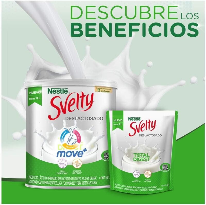 Svelty total digest deslactosado light en polvo 1.4 kg Svelty total digest deslactosado light en polvo 1.4 kg