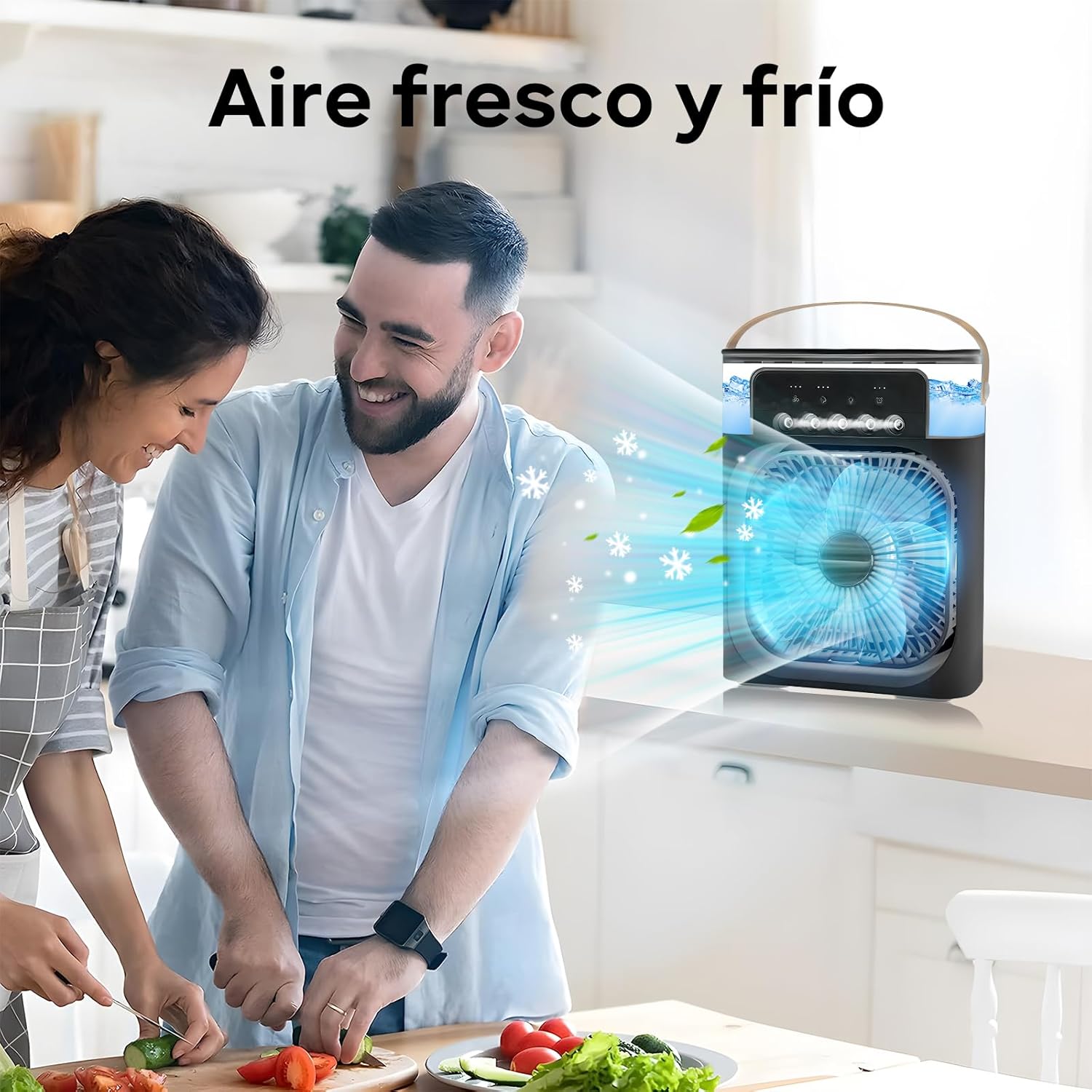 Ventilador Portatil,Mini Enfriador de Aire Por Evaporación,Refrigeración Ventilador Portatil,Mini Enfriador de Aire Por Evaporación,Refrigeración