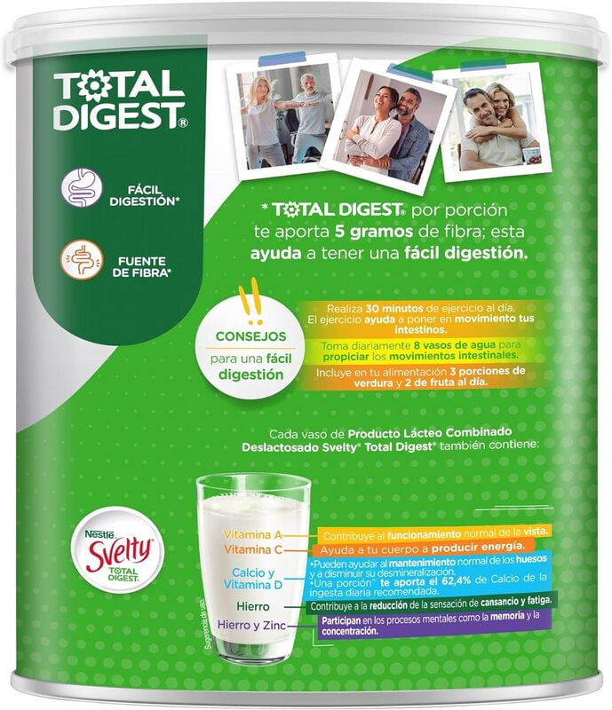 Svelty total digest deslactosado light en polvo 1.4 kg Svelty total digest deslactosado light en polvo 1.4 kg