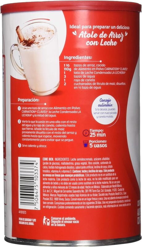 CARNATION Leche Evaporada Nestlé Polvo 1.3kg CARNATION Leche Evaporada Nestlé Polvo 1.3kg