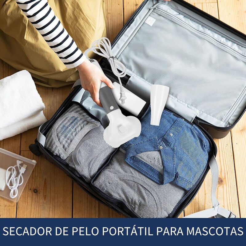 Secador de Pelo Portátil de Mano para Perros,600W Secador de Pelo Portátil de Mano para Perros,600W