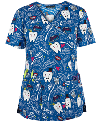 UNIFORMES DE ODONTOLOGÍA ESTAMPADOS