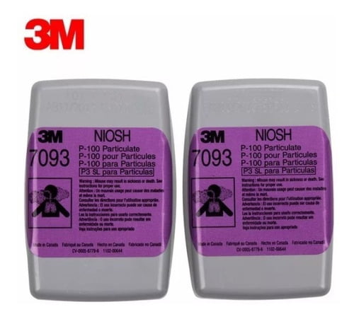 3M 7093 Filtro para Partículas de Cubierta Dura P100