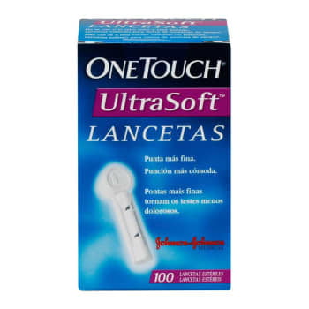 Lancetas One Touch Ultra Soft 100 pzas