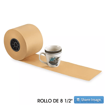 Rollo de Papel Kraft de 30 lb - 6" x 1200'