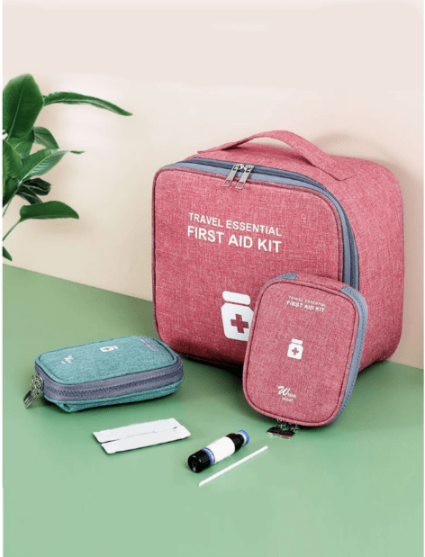 2 piezas Bolsa de almacenamiento de primeros auxilios de color al azar 2 piezas Bolsa de almacenamiento de primeros auxilios de color al azar