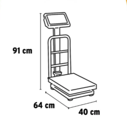 Báscula Plegable De Plataforma 200 Kg