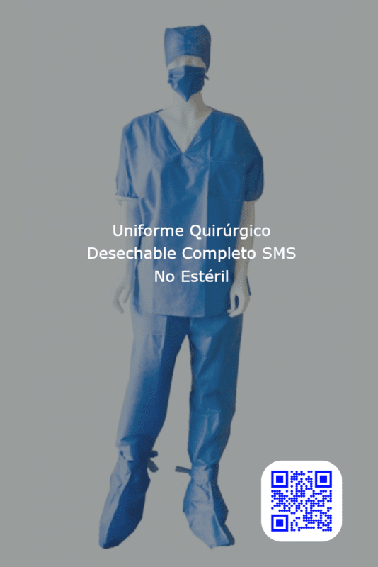 Uniforme Quirúrgico Desechable Tela SMS