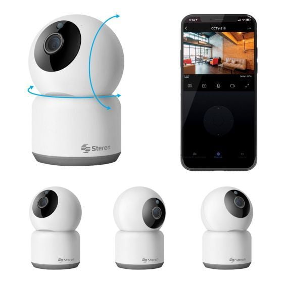 Cámara de seguridad Wi-Fi* Full HD robotizada con seguidor