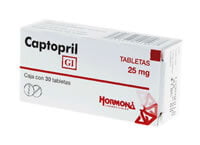 Captopril 25 Mg 30 Tab Hormona