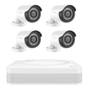 Sistema de seguridad CCTV con DVR pentahíbrido de 4 canales