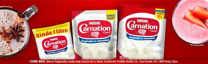 CARNATION Leche Evaporada Nestlé Polvo 1.3kg CARNATION Leche Evaporada Nestlé Polvo 1.3kg
