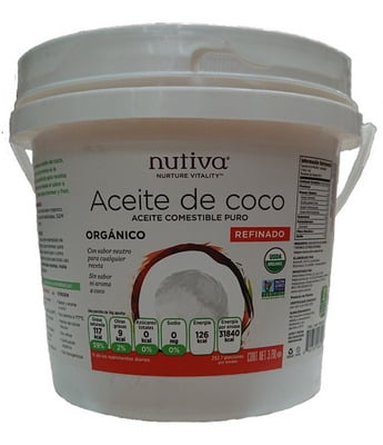 Nutiva Aceite de Coco Orgánico 3.79 L