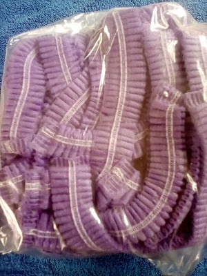 Cofia, Tamaño 18",Color morado, 18" Diámetro, Cantidad por Paquete 100 Cofia, Tamaño 18",Color morado, 18" Diámetro, Cantidad por Paquete 100