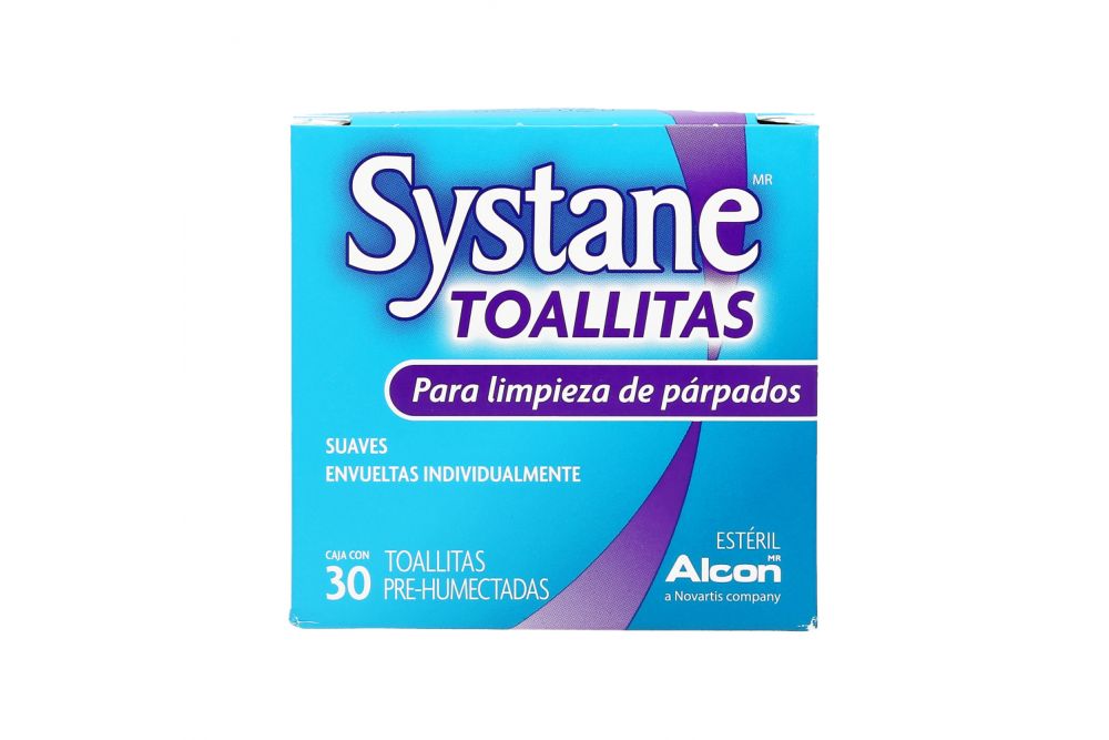 Systane Toallitas Humedas Para Parpados Caja Con 30