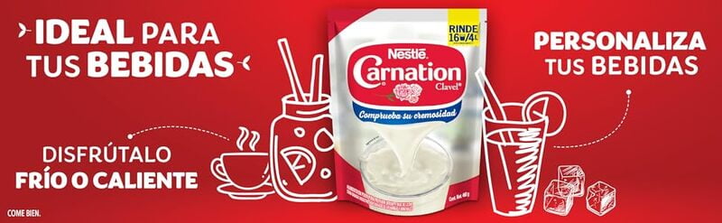 CARNATION Leche Evaporada Nestlé Polvo 1.3kg CARNATION Leche Evaporada Nestlé Polvo 1.3kg