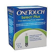 One Touch Tiras Reactivas Select Plus 75pz + 25 Lancetas