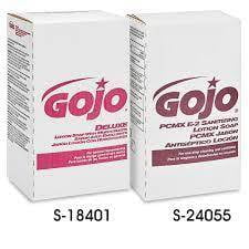 GOJO® E-2 Caja de Repuesto de Jabón Desinfectante para Manos - 2,000 ml