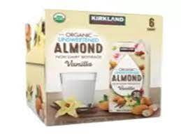 Kirkland Signature Bebida de Almendra Orgánica sabor Vainilla 6 pzas de 946 ml