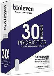 Bioleven Probióticos 30 Billones 2 Cajas de 30 Cápsulas c/u