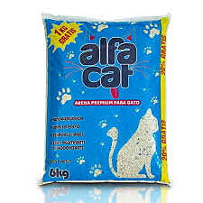 Alfa cat 12 kg la Mejor Arena para Gato; Aglutinante y deodorizante