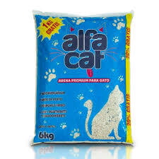 Alfa cat 12 kg la Mejor Arena para Gato; Aglutinante y deodorizante