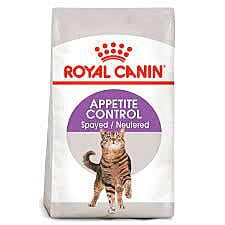 Royal Canin Croquetas para Gatos, Spayed Neutered Appetite Control, 2.72 kg (El empaque puede variar)