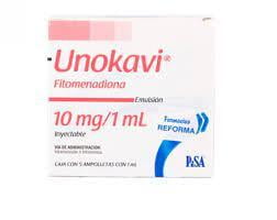 Unokavi Ampolletas 10 mg / 1 ml Emulsión.