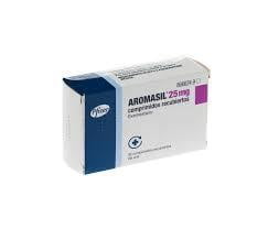 AROMASIN 25 MG 30 GRAGEAS CORRUGADO C/5 PZ. RX. Exemestano