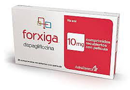 FORXIGA 10 MG C/28 CORRUGADO C/20 PZ. Dapagliflozina