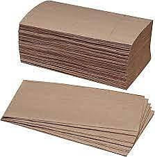 Toalla de papel interdoblada biodegradable cafe caja 10 paquetes de 200hojas