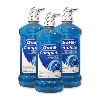 Enjuague Bucal Con Fluor 4x2 L Oraal B Enjuague Bucal Con Fluor 4x2 L Oraal B