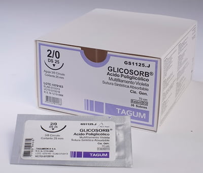 ACIDO POLIGLICOLICO 0 REVERSO CORTANTE PREMIUM 36 1/2 VIOLETA 70 caja con 12 pzs ACIDO POLIGLICOLICO 0 REVERSO CORTANTE PREMIUM 36 1/2 VIOLETA 70 caja con 12 pzs