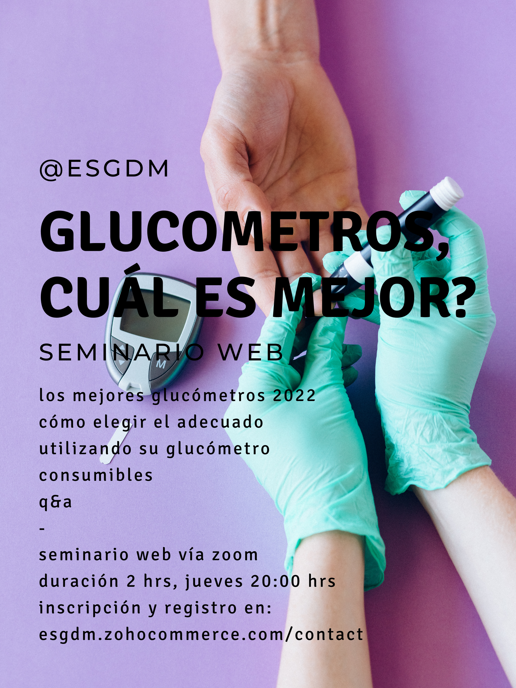 webinar glucómetros