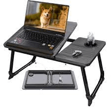 Mesa Portátil para Computadora Portátil. Mesa Plegable Ajustable para Computadora. Sirve la Función de Inclinación para Laptop y Bandeja de Desayuno Nergo