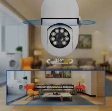Cámara de seguridad Wi-Fi* 3 Mpx robotizada con seguidor para socket Cámara de seguridad Wi-Fi* 3 Mpx robotizada con seguidor para socket