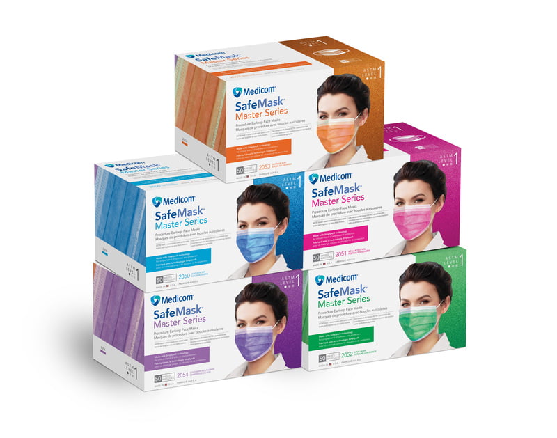 mascarilla quirúrgica color 500 pcs